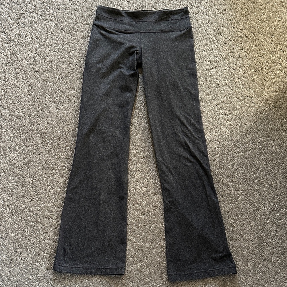 Prana Kohl Gray Flare Leg Yoga Leggings Pants